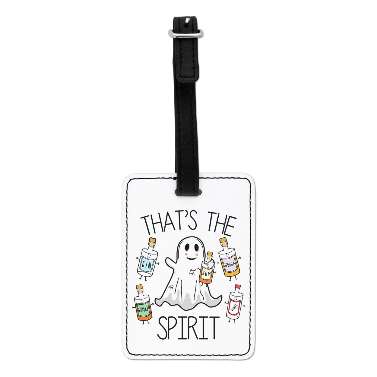 That's The Spirit Ghost Halloween Visual Luggage Tag Suitcase Bag