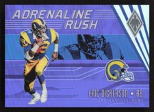 2017 Panini Phoenix Eric Dickerson Adrenaline Rush Purple #/75 #AR-3 Card