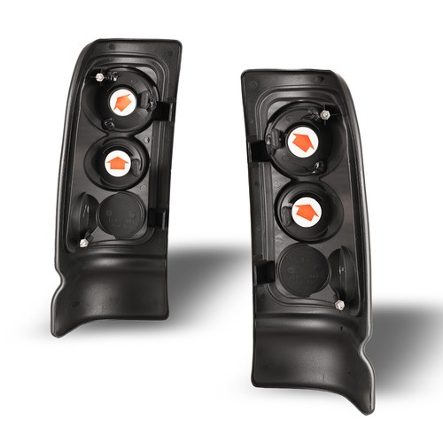 For 1994-2001 Dodge Ram 1500 2500 3500 LED Black Headlights & Smoke Tail Lights - Picture 7 of 9