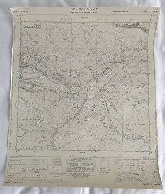 OS, 6 Inch to 1 Mile Map, sheet SD 99 NE, Yorkshire, Feetham area, 1957