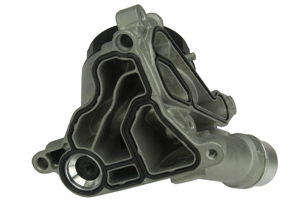 Carcasa de filtro de aceite de motor URO incluye elemento de filtro de cubierta 11428683206 PARA BMW Foto 4 de 4