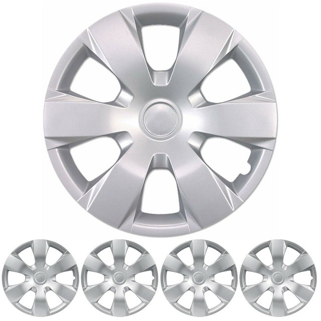 CarXS Hubcaps KT100016 Toyota Camry 16" Silver Replica Wheel Covers
