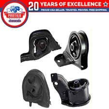 Fits 1988-1991 Honda Civic/CRX 1.5L AUTO Motor & Trans Mount Set 4PCS : A6507,