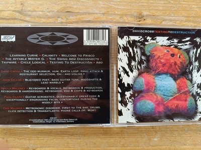 DAVID CROSS - TESTING TO DESTRUCTION - CD 1994 Inside Out - PROG ROCK
