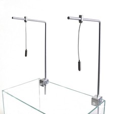 2X(Adjustable Tank Mounting Bracket Universal Fish Tank Light Stand Light2511