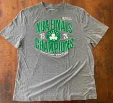 Men  s Boston Celtics NBA Finals Champions 23/24 2024 T Shirt Fanatics Grey XL