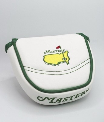 Masters White Mallet Putter Cover Augusta National New Golf Headcover 