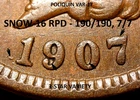 1907 Indian Head Cent - HIGH GRADE VF+++ SNOW-16, 3-STAR  RPD/MPD (K902)
