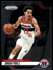 Jordan Poole 2024-25 Panini Prizm #184 Wizards NBA READ FREE SHIP AutographDen