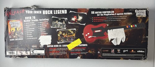 PS2 Guitar Hero 3 Legends of Rock SG Guitar Bundle w/ Box 4 Games GH2 Rock Band - Picture 24 of 24