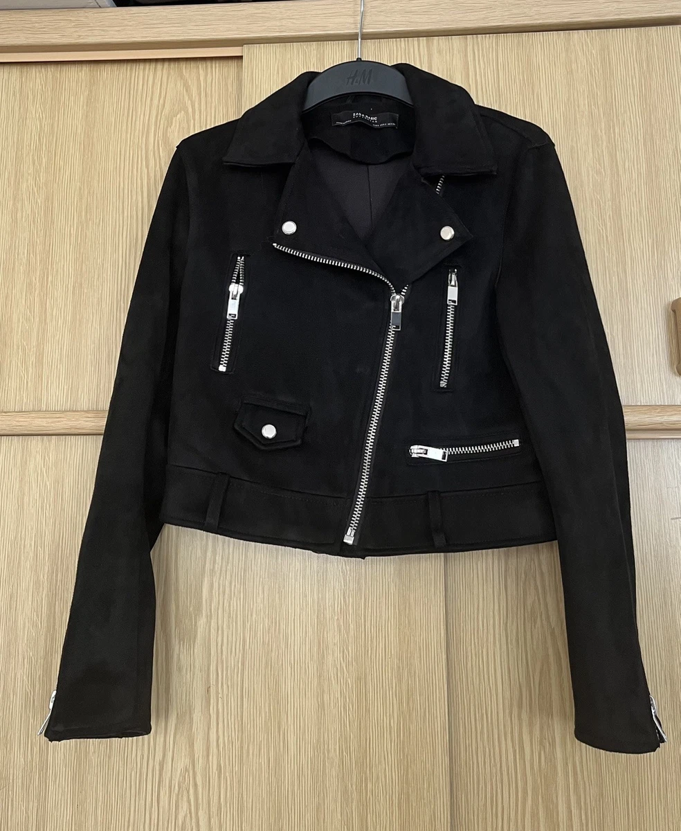 Zara Coats, Jackets & Waistcoats Black Suede Outer Shell for Women