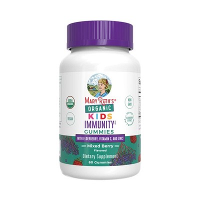 MaryRuth Organics Kids Immune Gummies | USDA Organic | Vitamin C, Zinc, and E...