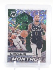 DAMIAN LILLARD 2024-25 MOSAIC MONTAGE FAST BREAK #14 BUCKS BASKETBALL B Q5722