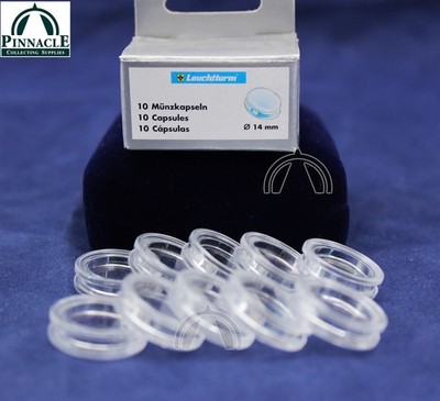 10 DIRECT FIT 14MM COIN CAPSULE HOLDERS for 1/20 oz Gold China Panda Coin