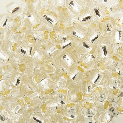 8/0 TOHO ROUND Silver Lined Crystal Seed Bead (8g)