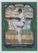 2021 Panini Prizm Green Wave Prizm Edwar Colina #51 6ks