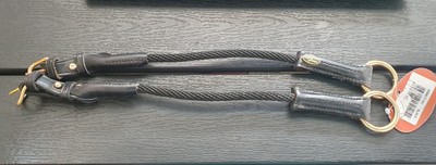 Eric Thomas Martingalgabel offen mit Haken und Cord schwarz