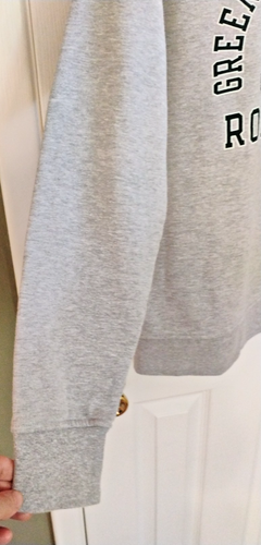 Green Bay Packers Womens Small Grey Sweatshirt NFL Fanatics 12 Rodgers Football - Picture 2 of 11