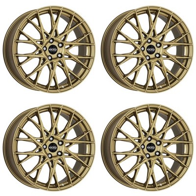 4 Dotz Fuji gold wheels 8.0Jx18 5x112 for Audi A3 A4 A6 Q3 TT