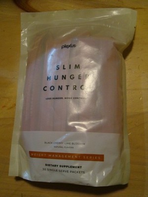 Plexus Slim Hunger Control Dietary Supplement Black Cherry Lime 30 pack Exp 5/27