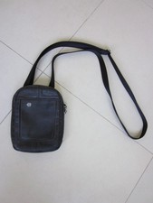 BORSELLO PIQUADRO BORSA TRACOLLA IN VERA PELLE COLORE NERO PER UOMO MADE ITALY