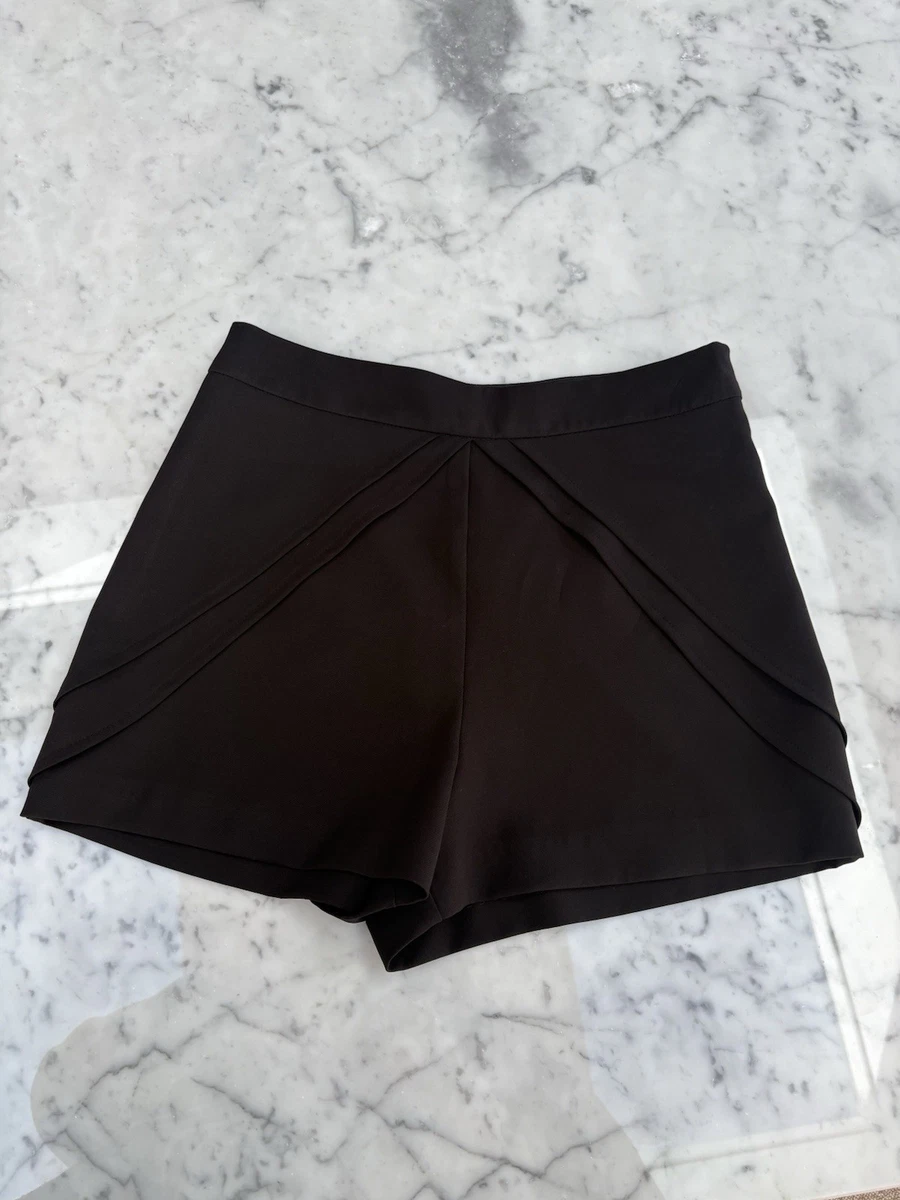 b>Short</b> <b>femme</b> <b>Miss</b> <b>Selfridge</b> <b>jaune</b> <b>polyester</b> <b>paperbag</b> <b>taille</b> <b>6</b