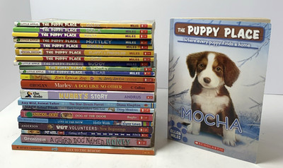 Lot of 22 Kids Animal Chapter Books Puppy Place Zoe s Rescue Zoo Marley