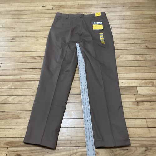 Cabela's Pleated Front Pants Men 38x34 Brown AccuWaist Straight Twill Chinos NEW - Picture 10 of 22