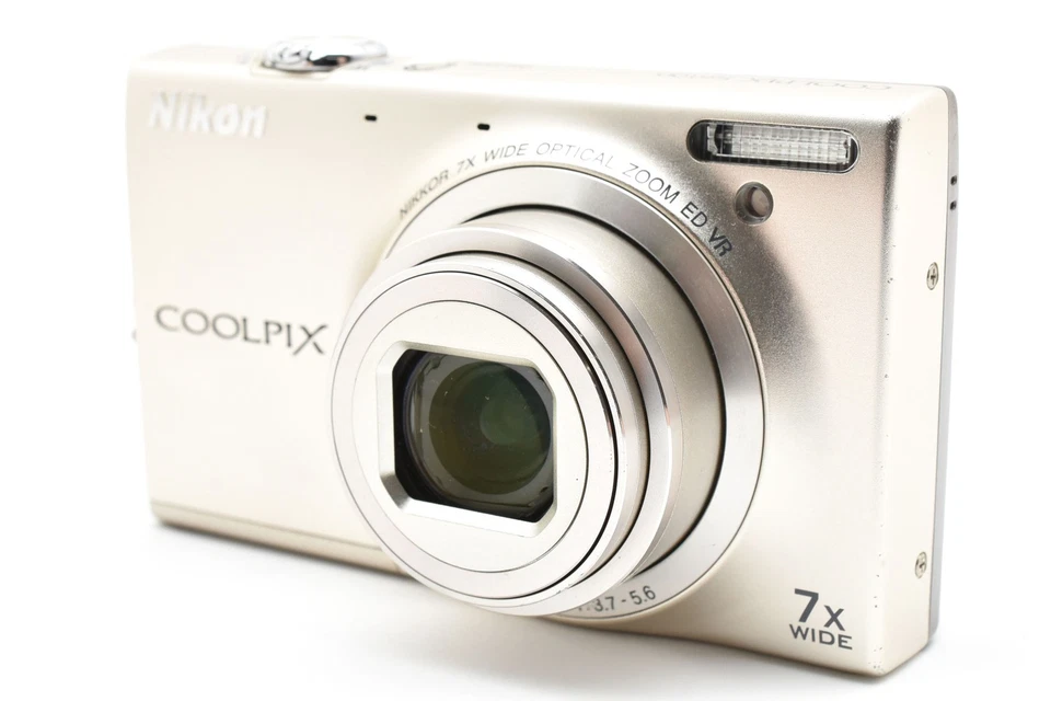 [MINT] Nikon COOLPIX S6100 16.0MP Digital Camera Silver 7x Zoom From JAPAN - Image 2 of 4
