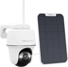 REOLINK First 4K Solar Security Cameras Wireless Outdoor, Argus PT Ultra+ 3W Sol