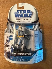 Star Wars Legacy Collection Clone Trooper Officer YELLOW Saga Legends 2008 NEW