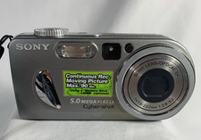 Sony CyberShot DSC-P10 5.0MP Digital Camera For Parts Repair