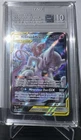 Mewtwo & Mew GX TAG TEAM TAG!! 10 Gem Mint SM191 Sun & Moon Promo. LOW Pop!