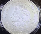 1 Troy Ounce .999 Fine Silver Aztec Calendar Bullion Coin Collectible
