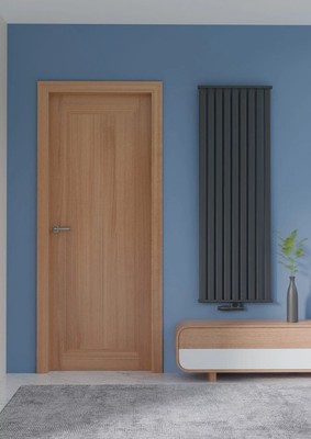Flora Pion P Design Heizkörper Raumheizkörper Schwarz strukturiert FLV11 9/160