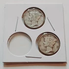 1930 Silver Mercury Dime set!  2 Coins  1930 P  1930 S.    A183