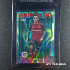 Topps Chrome UCC 2024/25 Alejandro Grimaldo Leverkusen Aqua Lava - /199