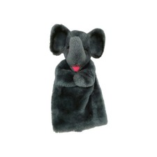 Dakin Elephant Hand Puppet Plush Stuffed Animal 1976 Gray