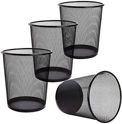 Tebery 4er Pack Gitter Papierkorb, 12 Liter Metall Papierkorb, Gitter... 