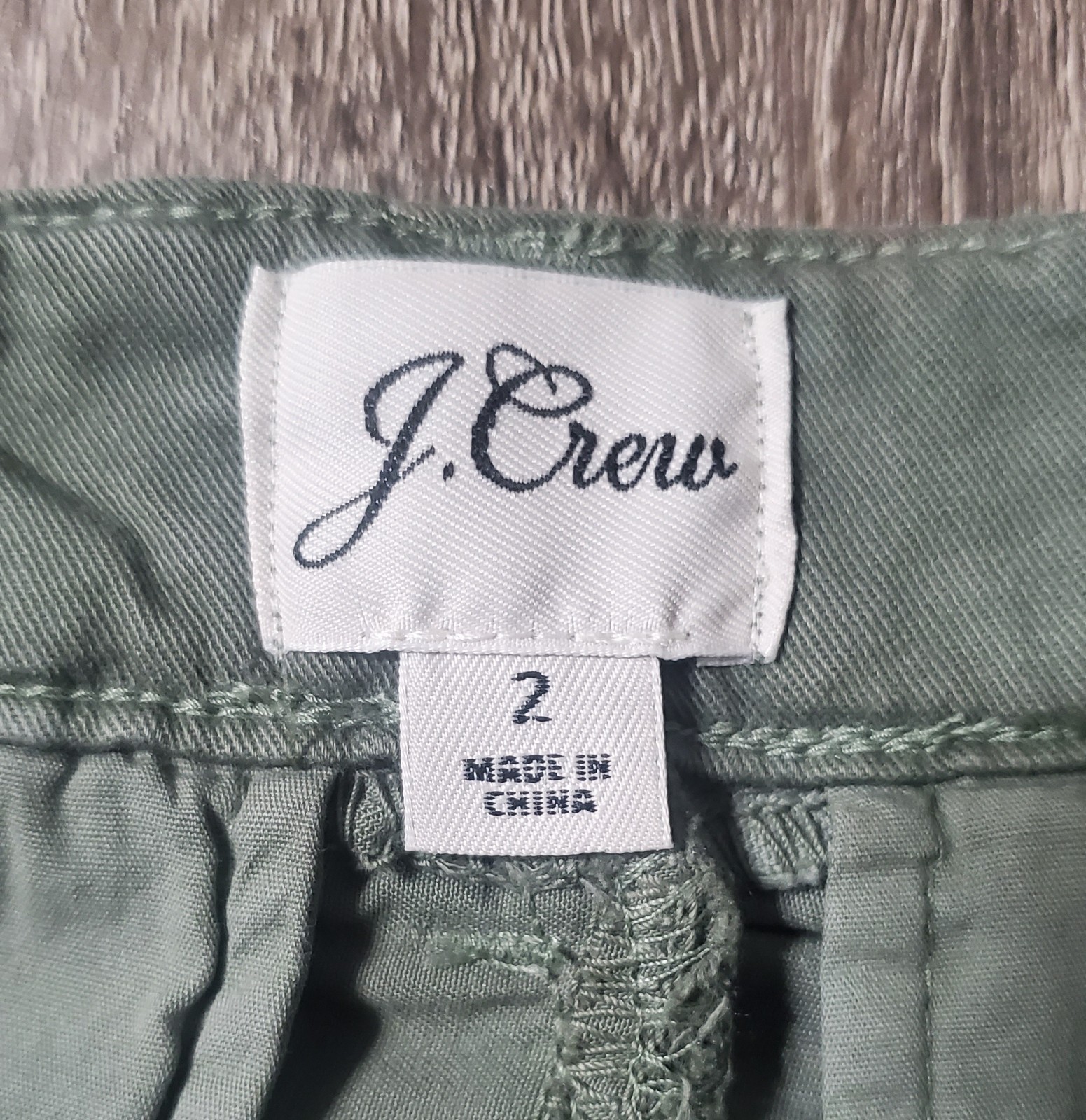 J.Crew Size 2, D-ring Patchwork Short Cuffed Pre-… - image 8