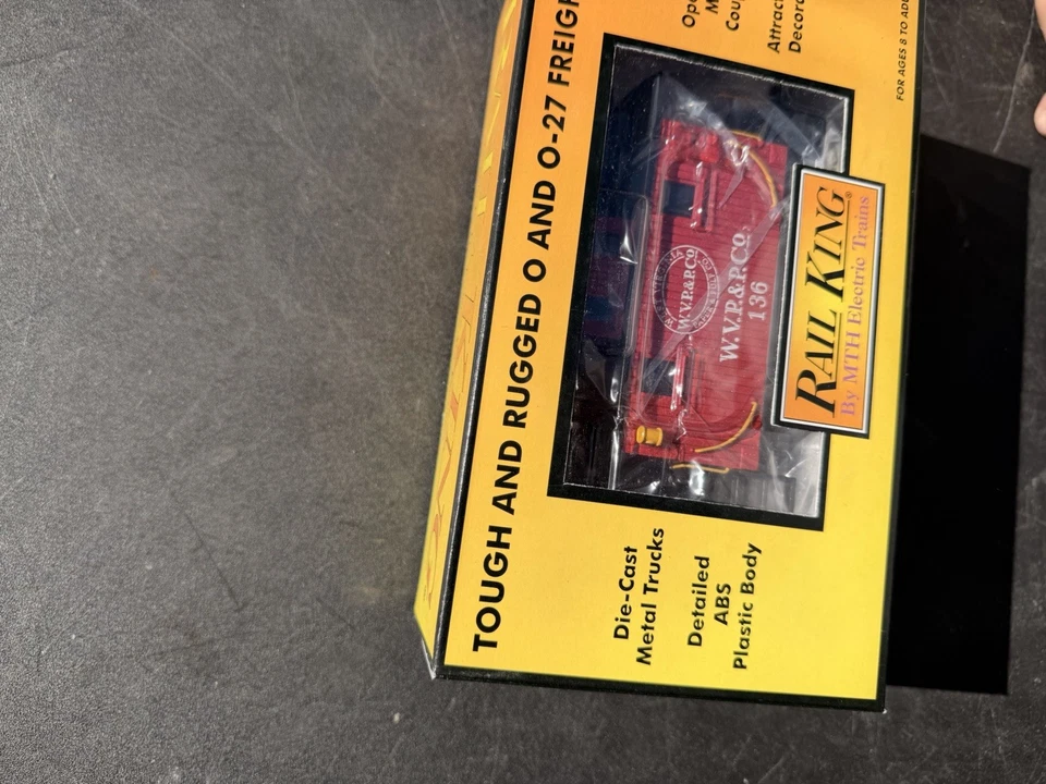 MTH (RAILKING SCALE) WEST VIRGINIA PULP & PAPER BOBBER CABOOSE 30-7770! O 5C - Image 4 of 4