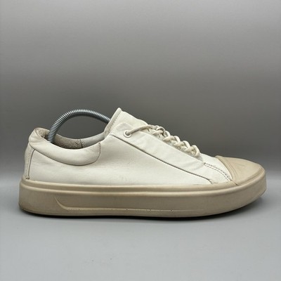Ecco Flexure T-Cap Low Sneakers Men s 9 Shadow White Leather Fluidform