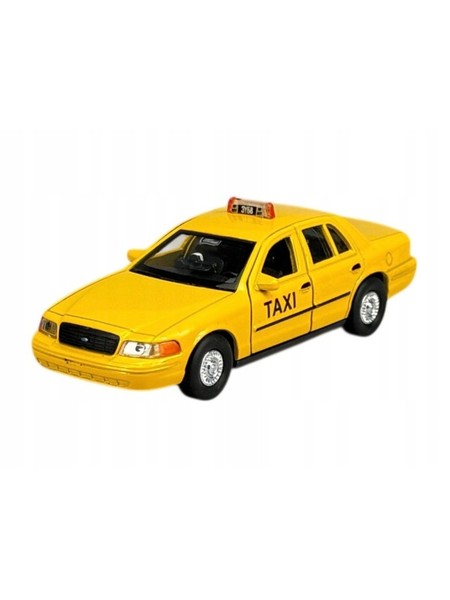"Ford Crown Victoria 1999 \"Neuheit\" Taxi Welly MaßStab:1:34 Modellauto Gelb"-image