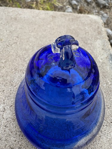 PACIFIC BELL Telephone - Blue & Clear Glass Advertising Paper Weight - Picture 9 of 13