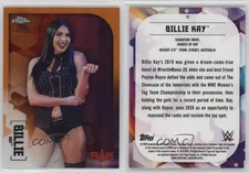 2020 Topps Chrome WWE Orange Refractor /25 Billie Kay #12