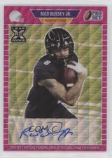 2021 Leaf Pro Set Metal 1989 Pink Wave 18/30 Rico Bussey Jr #PA-RBJ Auto 8o1