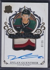 DYLAN GUENTHER - 2022 The Cup The NHL Collection Auto Patch #NHL-DG, /35