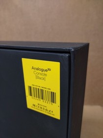 Analogue 3D 4K BLACK N64 Nintendo 64 retro gaming COMPLETE in BOX cables