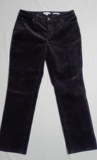 Black Charter Club Corduroy Pants Women 10P S...
