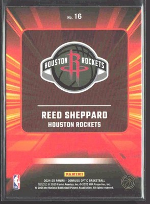 2024-25 Donruss Optic #16 Reed Sheppard Express Lane | eBay